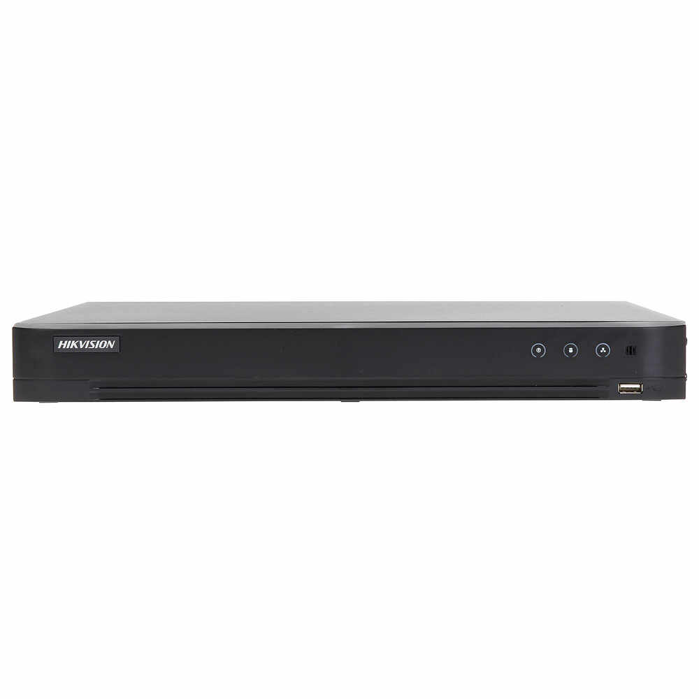 DVR Turbo AcuSense Hikvision IDS-7216HQHIM1FA/A, 16 canale, 4 MP, functii smart, audio prin coaxial