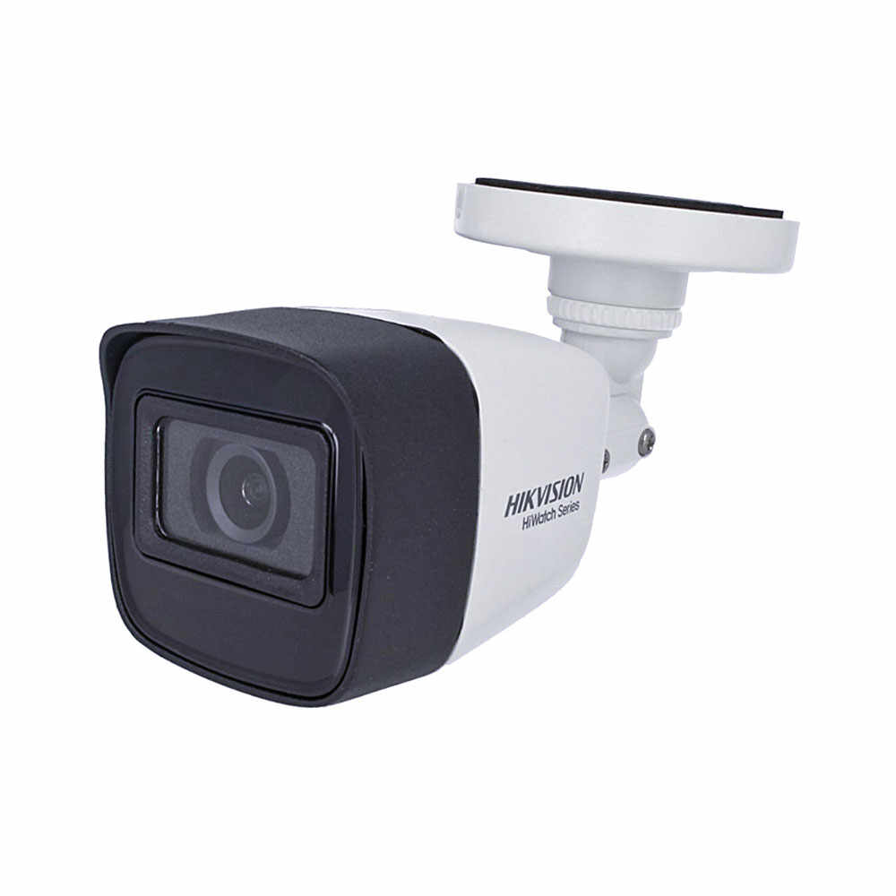Camera supraveghere exterior Bullet Hikvision HiWatch HWT-B181-M-28, 8 MP, IR 30 m, 2.8 mm