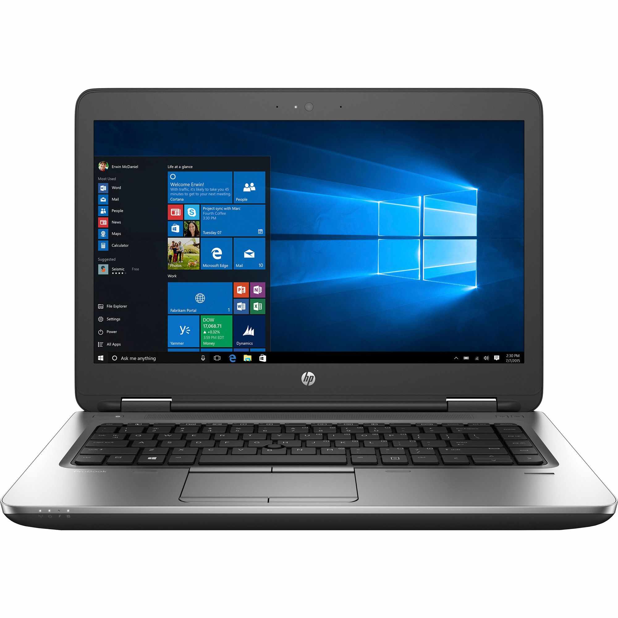 Laptop HP ProBook 640 G2, Intel Core i5-6200U 2.30GHz, 8GB DDR4, 120GB SSD, DVD-RW, Webcam, 14 Inch, Grad A-