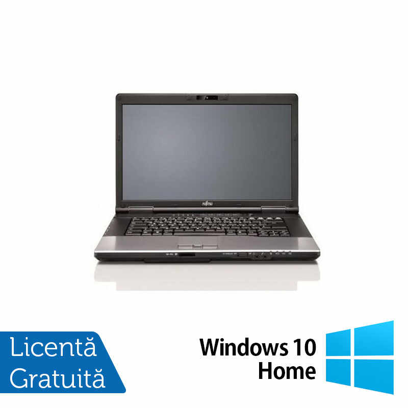 Laptop FUJITSU SIEMENS E752, Intel Core i5-3210M 2.50GHz, 4GB DDR3, 120GB SSD, DVD-RW, 15.6 Inch, Fara Webcam + Windows 10 Home