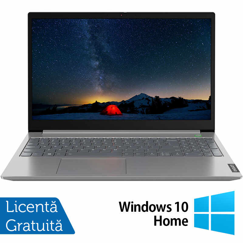 Laptop Nou Lenovo IdeaPad 3 15IIL05, Intel Core Gen 10 i3-1005G1 1.20-3.40GHz, 8GB DDR4, 1TB SATA, 15.6 Inch, Bluetooth, Webcam, Ambalaj original desfacut + Windows 10 Home