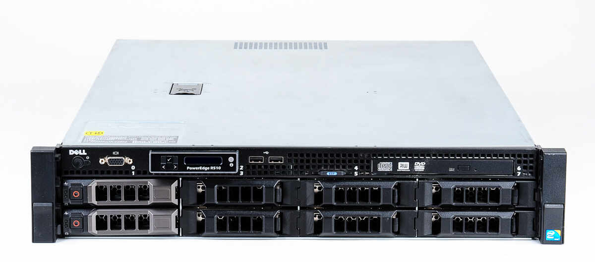 Server DELL PowerEdge R510, Rackabil 2U, 2x Intel Hexa Core Xeon X5650 2.66GHz - 3.06GHz, 32GB DDR3 ECC Reg, 4x 146GB HDD SAS/15K + 2x 1TB HDD SATA, Raid Controller SAS/SATA DELL Perc H700/512MB, iDRAC 6 Enterprise, 2x Sursa HS
