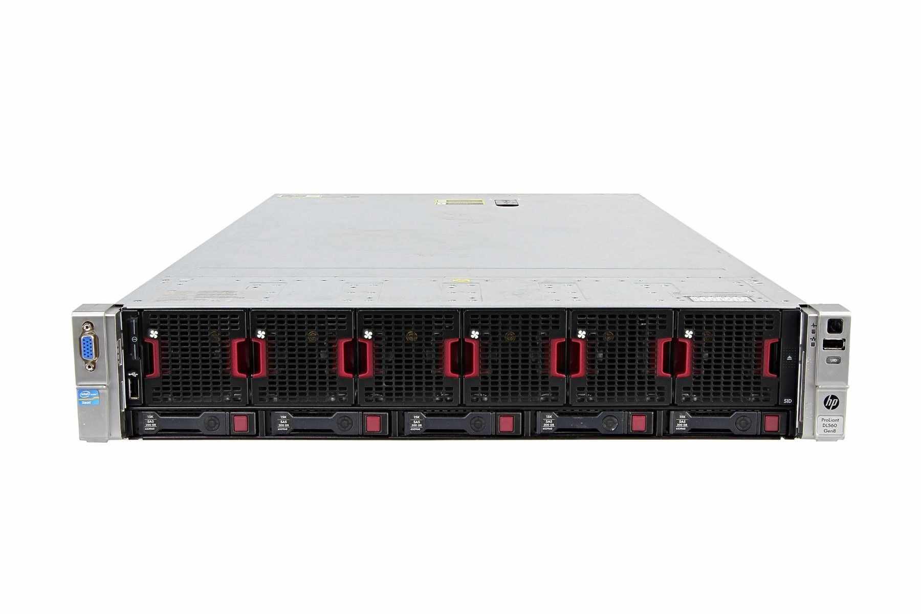 Server HP ProLiant DL560 G8 2U, 4 x CPU Intel Hexa Core Xeon E5-4610 2.40GHz - 2.90GHz, 128GB DDR3 ECC, 2 X SSD 240GB, Raid P420i/1GB, iLO4 Advanced, 4 Port xGigabit, 2x Surse Hot Swap