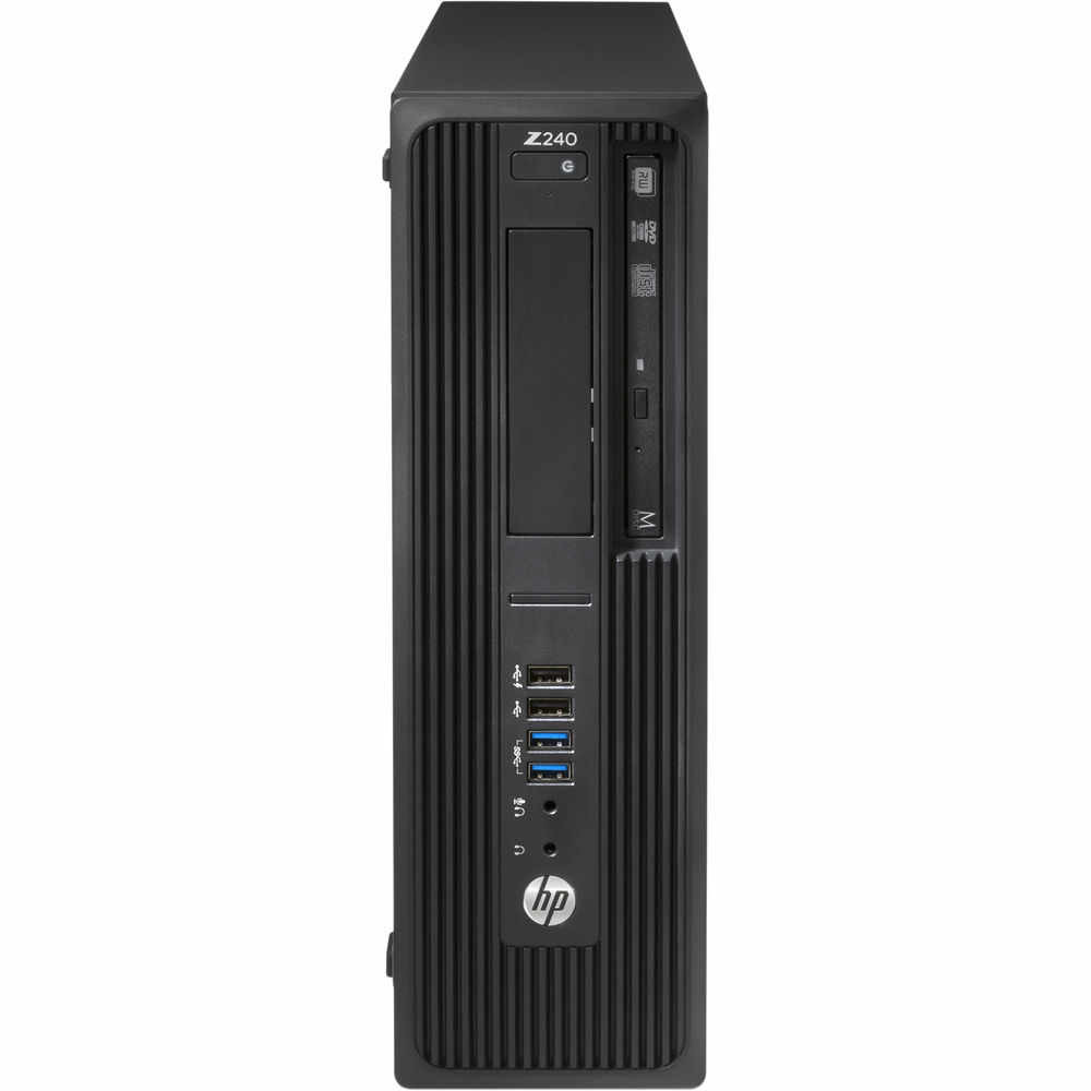 Workstation HP Z240 Desktop, Intel Xeon Quad Core E3-1230 V5 3.40GHz-3.80GHz, 16GB DDR4, SSD 480GB SATA, nVidia K620/2GB, DVD-RW