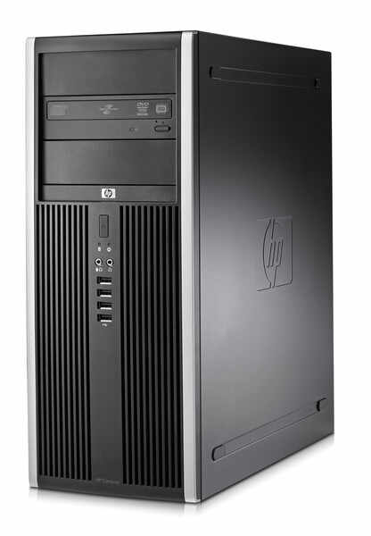Calculator HP Compaq 8000 Elite Tower, Intel Core 2 Duo E7400 2.80GHz, 4GB DDR3, 250GB SATA, DVD-ROM