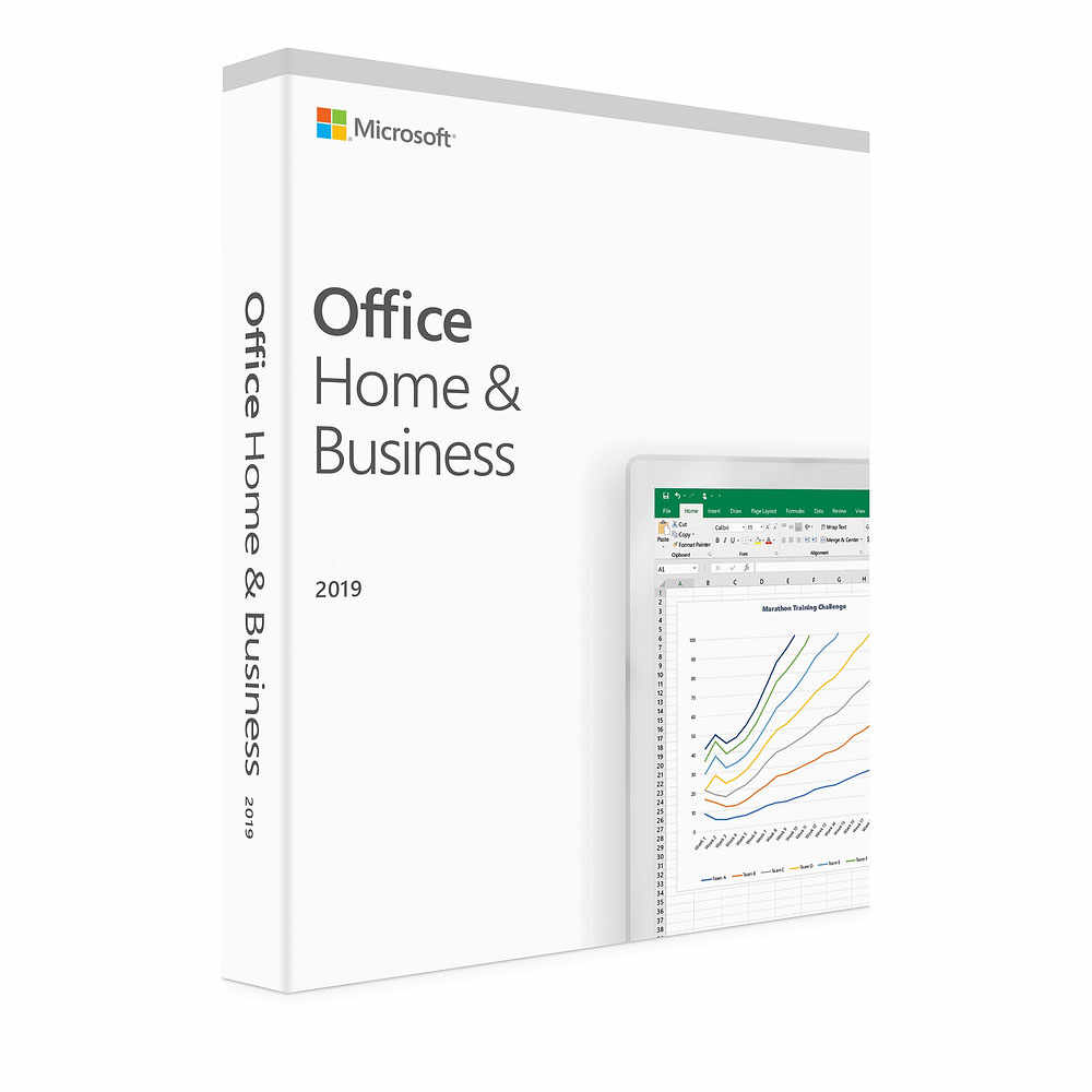 Licenta retail Microsoft Office 2019 Home and Business 32-bit/x64 English