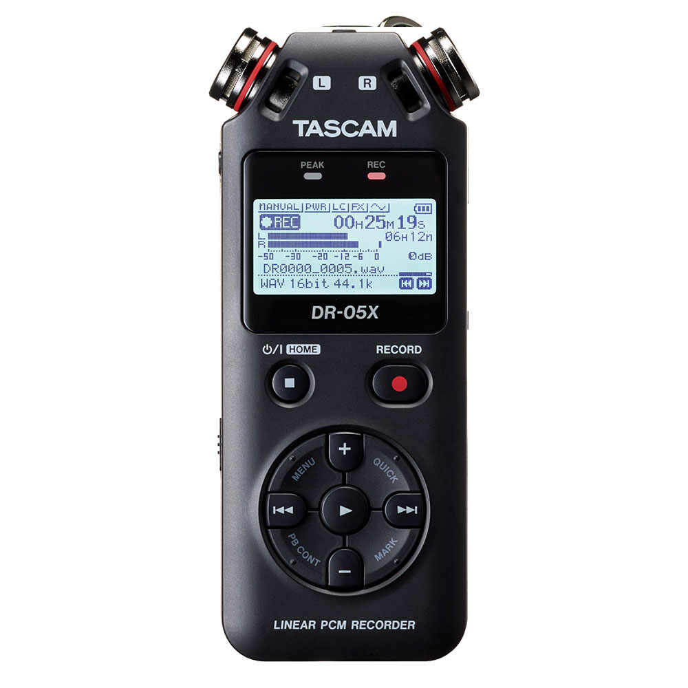 Reportofon digital profesional Tascam DR-05X, 2 canale, AB, 128GB, 17 ore