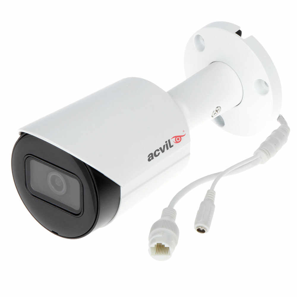 Camera supraveghere exterior IP Acvil ACV-IPEF30-4K 2.0, 8 MP, IR 30 m, 2.8 mm, slot card, PoE