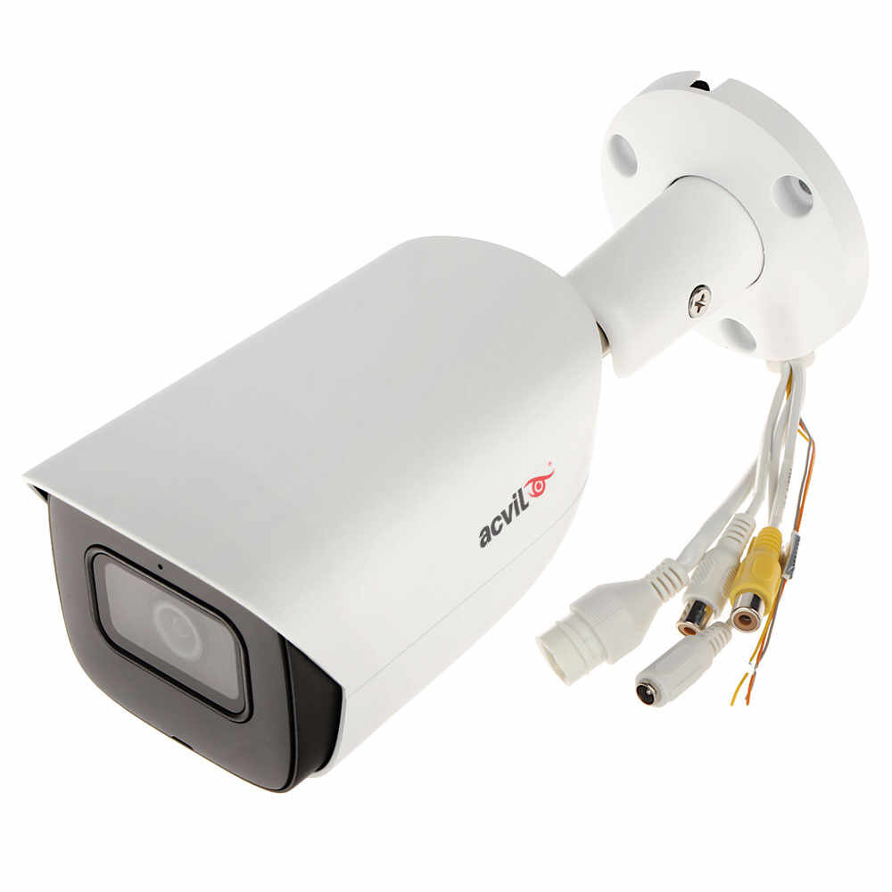 Camera supraveghere IP exterior Acvil ACV-IPEF50-4M 2.0, 4 MP, IR 50 m, 2.8 mm, slot card, microfon, PoE
