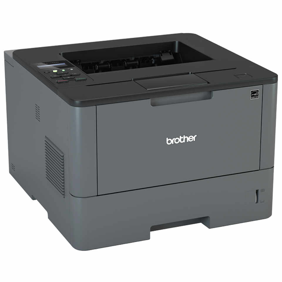 Imprimanta Laser Monocrom Brother HL-L5100DN, Duplex, A4, 40ppm, 1200 x 1200, USB, Retea, Toner si Unitate Drum Noi