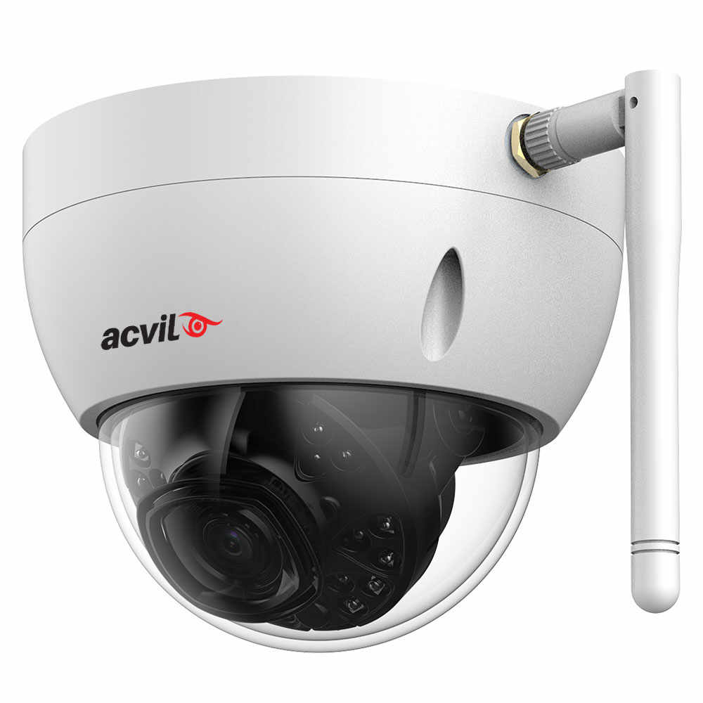 Camera supraveghere IP Wi-Fi exterior Acvil Dome WIFI-DF30-4M 2.0, 4 MP, IR 30 m, 2.8 mm, slot card
