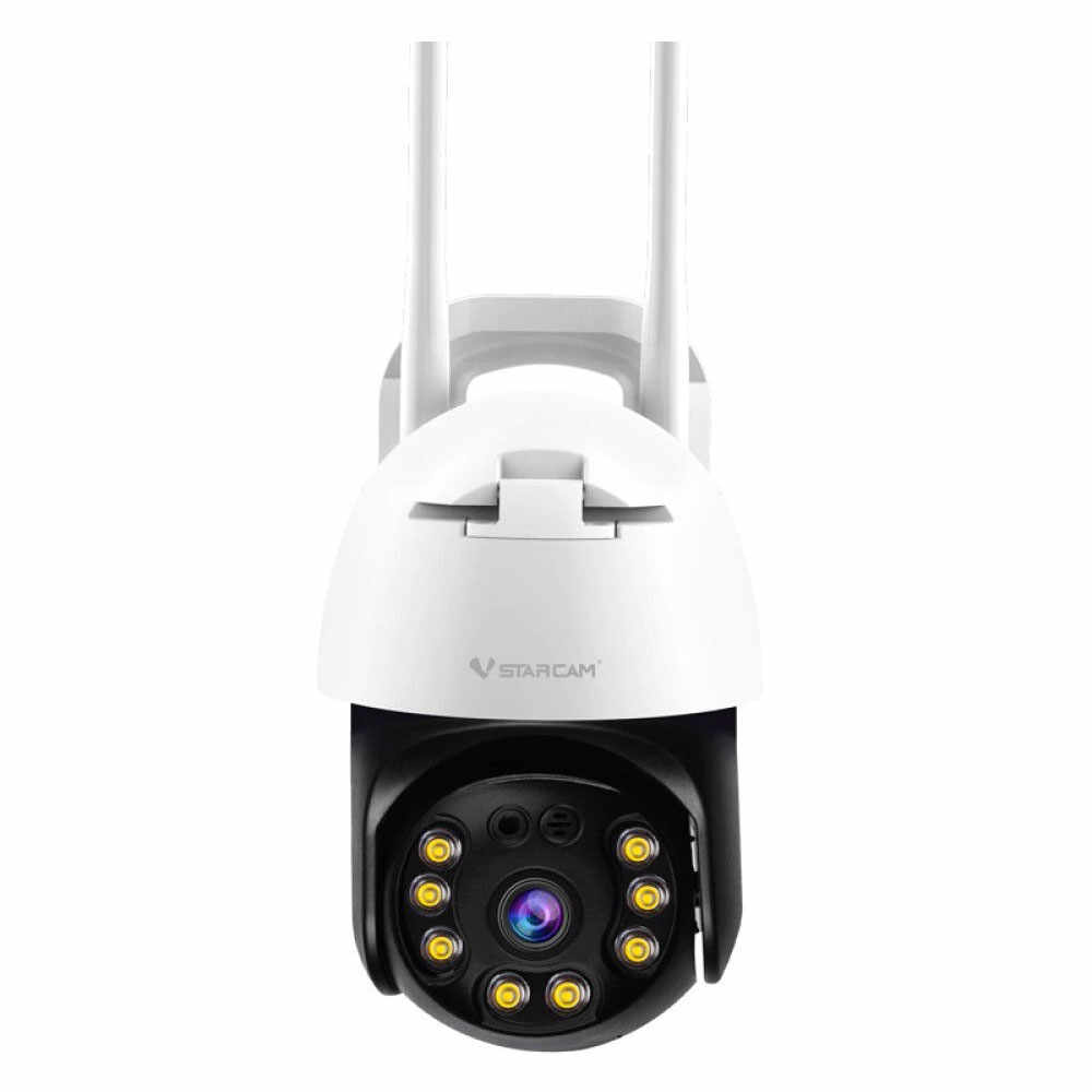 Camera supraveghere Speed Dome IP wireless PT Vstarcam CS64, 2 MP, IR 20 m, 3.6 mm, slot card, microfon, detectie miscare