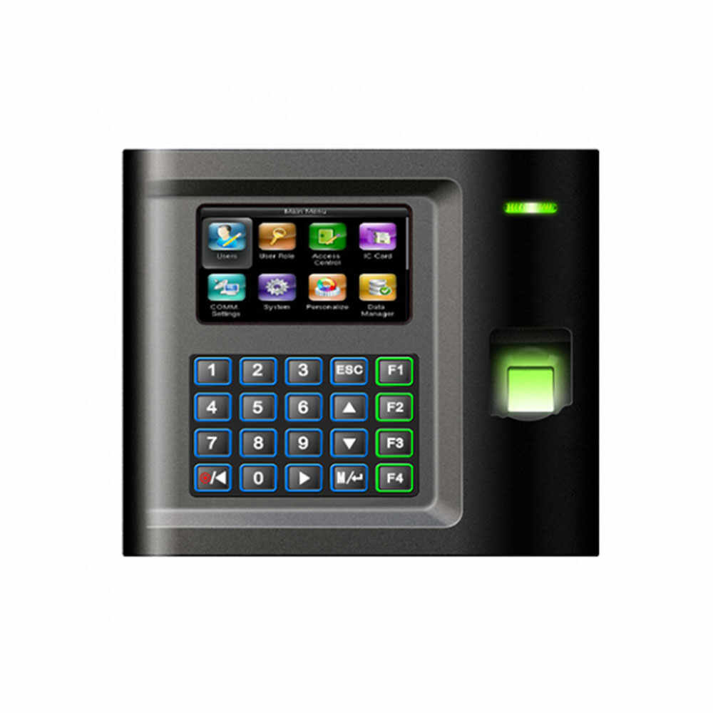 Controler de acces IP biometric IP ZKTeco TA-US15C-1, RFID, ecran 3 inch, parola, 10.000 carduri, 3.000 amprente, 50.000 evenimente