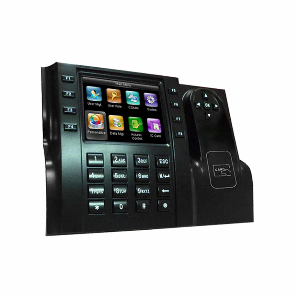 Controler de acces IP ZKTeco TA-ICLOCK-S560ZMM-12, RFID, ecran 3.5 inch, parola, 10.000 carduri, 50.000 evenimente, PoE