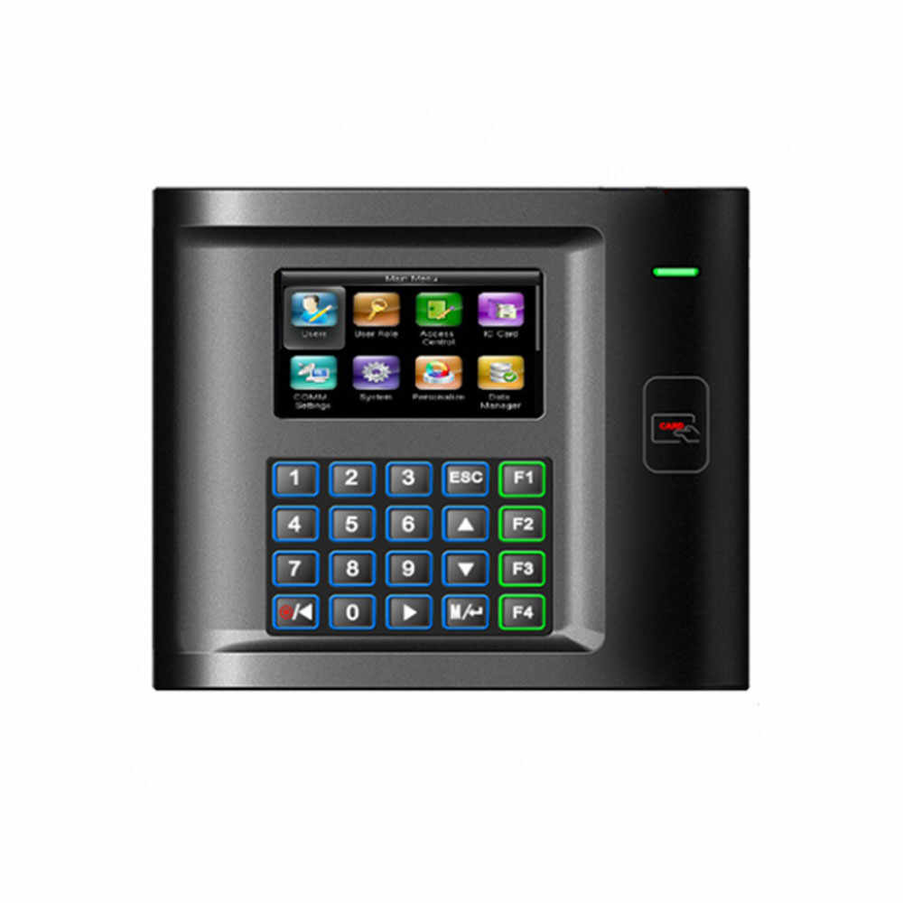 Controler de acces IP ZKTeco TA-US15CR-1, RFID, ecran 3 inch, parola, 10.000 carduri, 50.000 evenimente