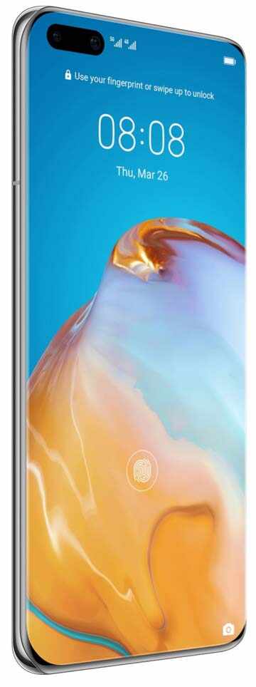 Huawei P40 Pro Dual Sim 256 GB Ice White Deblocat Foarte Bun