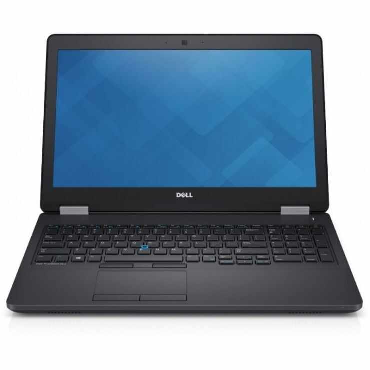 Laptop Dell Precision 3510, Intel Core i7-6700HQ 2.60GHz, 16GB DDR4, 240GB SSD, AMD Radeon HD 8800M, 15.6 Inch Full HD, Webcam, Tastatura Numerica, Grad A-