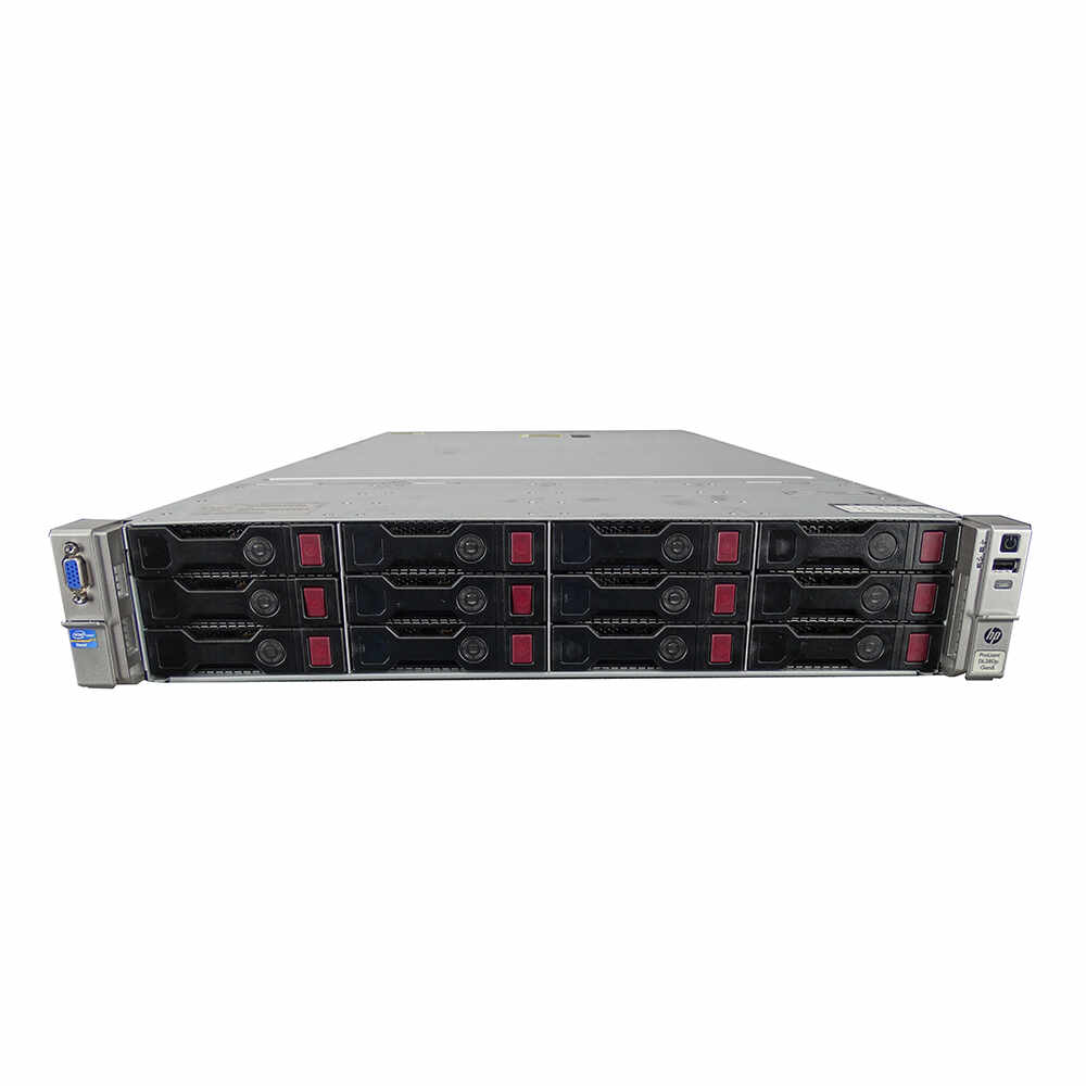 Server HP ProLiant DL380p G8 2U, 2x CPU Intel Hexa Core Xeon E5-2620 v2 2.10GHz - 2.60GHz, 128GB DDR3 ECC, 2 x SSD 480GB + 4x4TB SATA/7.2K, Raid P420/1GB, iLO4 Advanced, 2 Port x10 Gigabit SFP, 2xSurse Hot Swap