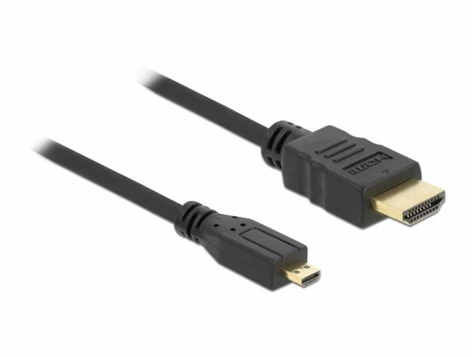 Cablu HDMI la micro HDMI-D v1.4 3m, Delock 82663