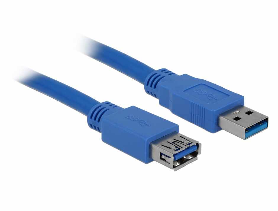 Cablu prelungitor USB 3.0 5m T-M, Delock 82541