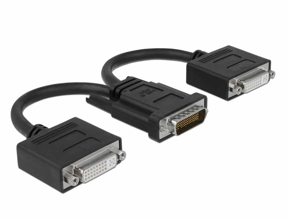 Cablu spliter DMS-59 la 2 x DVI T-M, Delock 65281