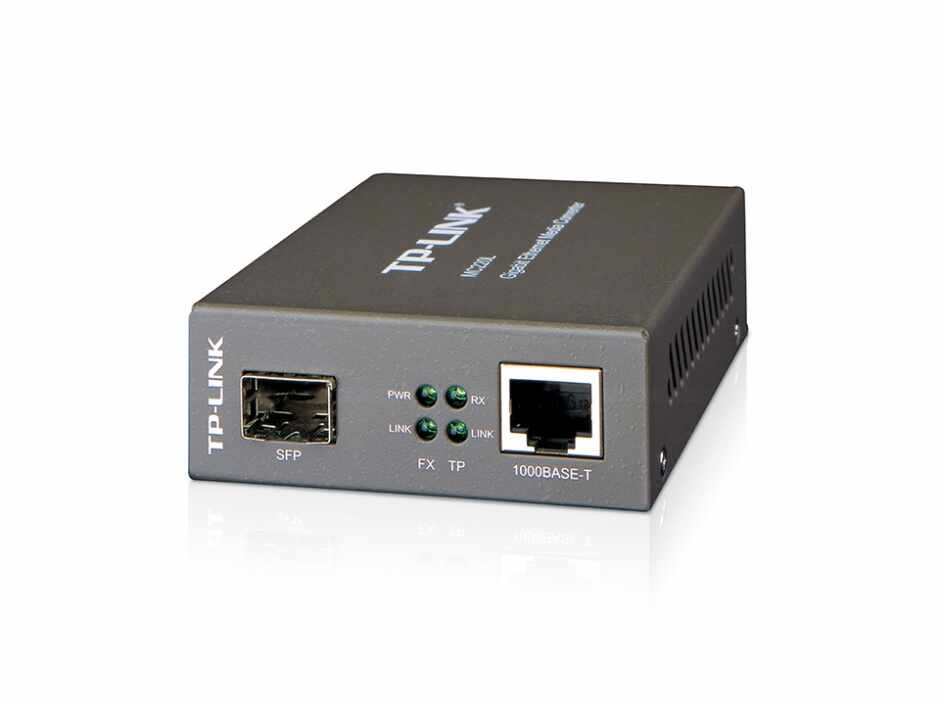 Media convertor Gigabit Ethernet RJ 45 - Multi-mode/Single-mode SFP, TP-Link MC220L