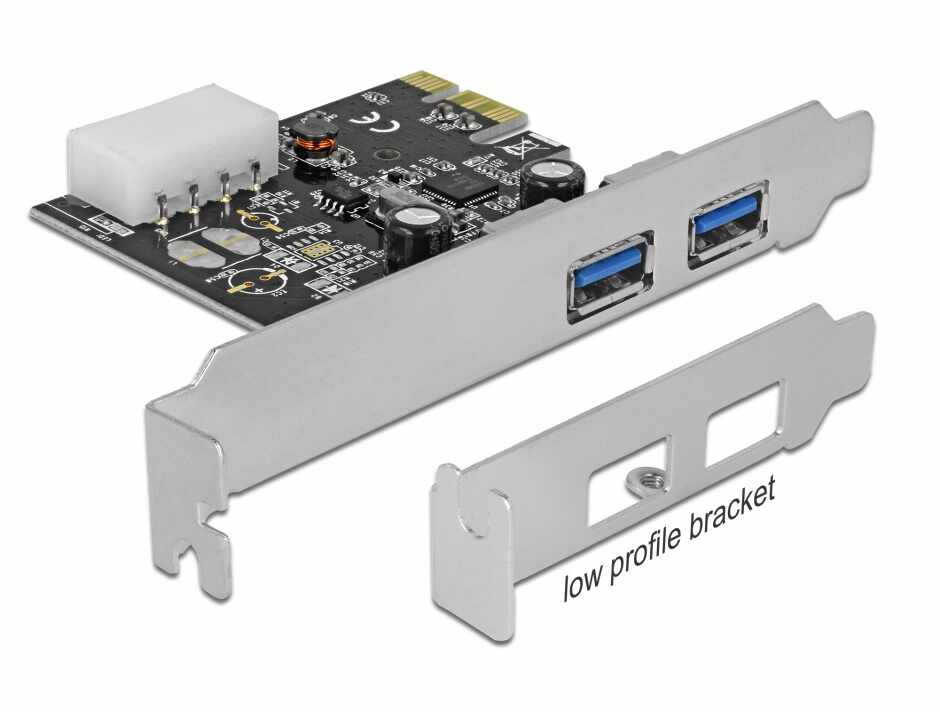 PCI Express cu 2 x USB 3.0, Delock 89243