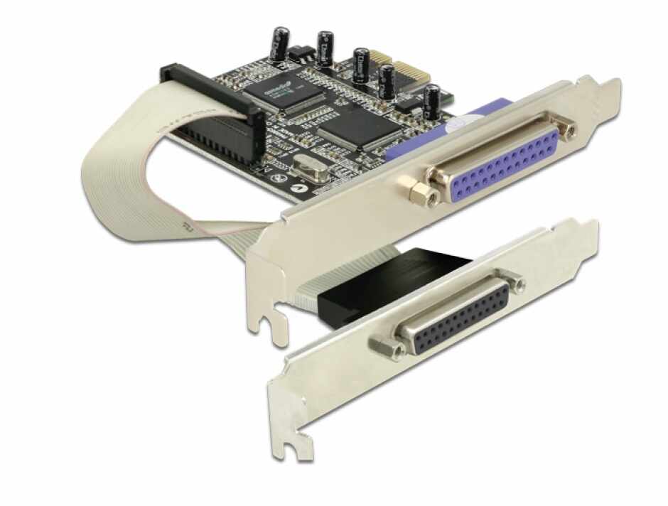 PCI Express la 2 porturi paralel DB25, Delock 89125