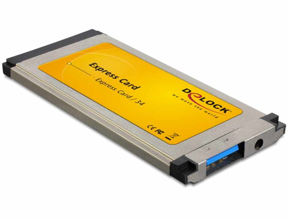 Placa ExpressCard la 1 port USB 3.0 slim, Delock 61872