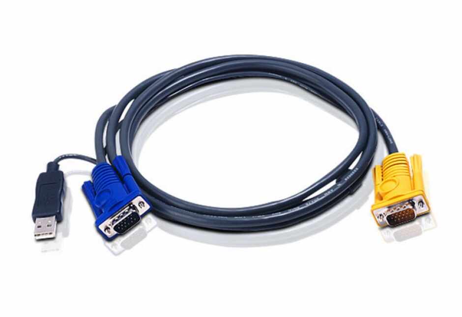 Set cabluri pentru KVM USB-PS/2 2 m, ATEN 2L-5202UP