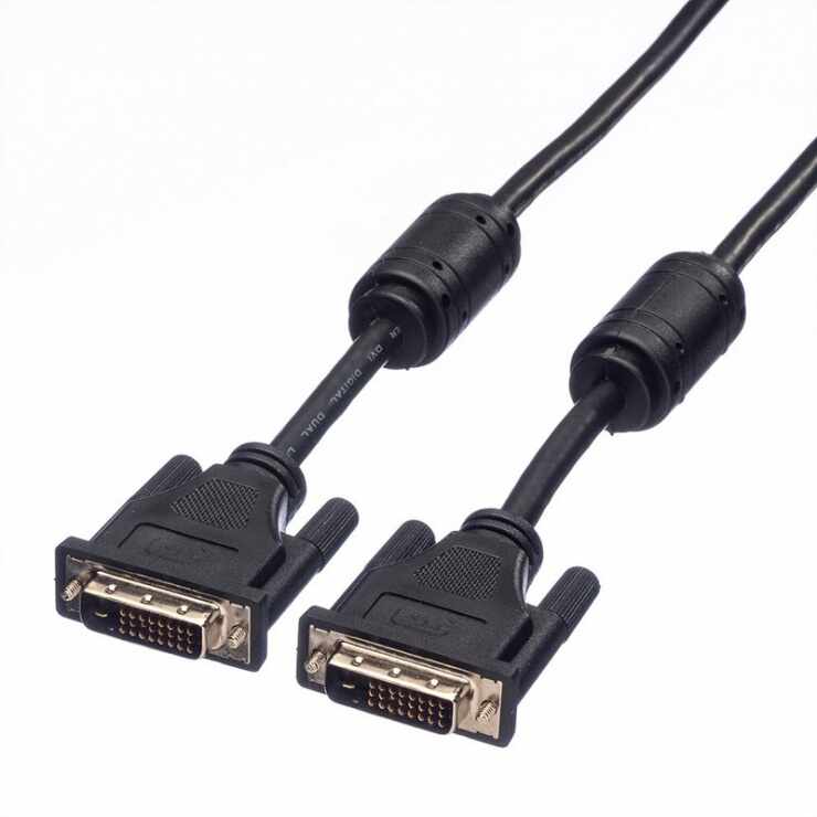 Cablu DVI-D Dual Link 24+1pini T-T 20m, Roline 11.04.5599