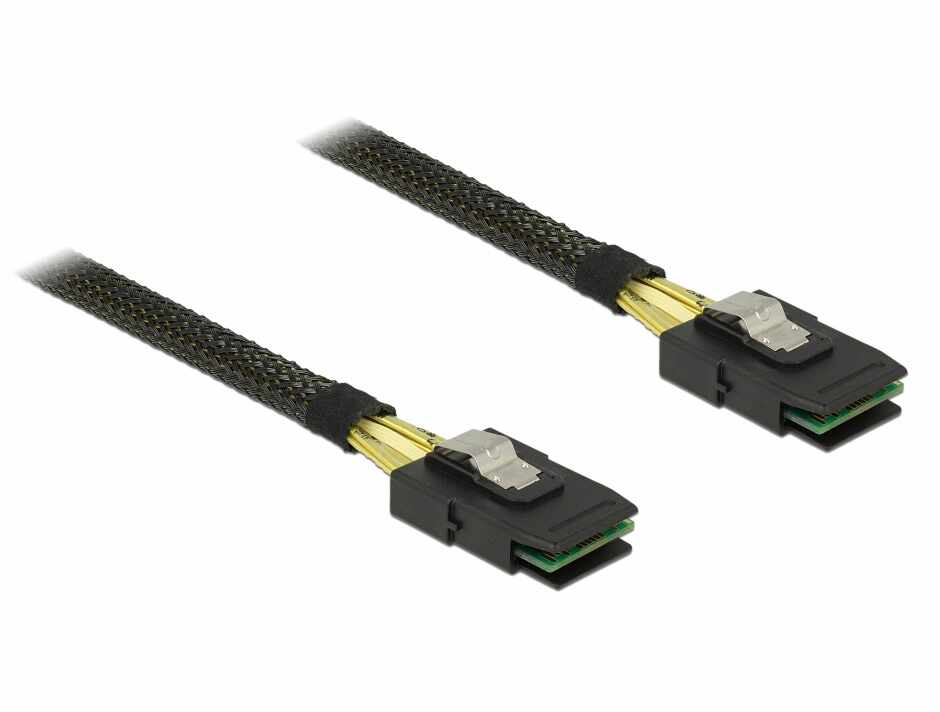 Cablu mini SAS 36 pin SFF 8087 T-T 50cm, Delock 83055