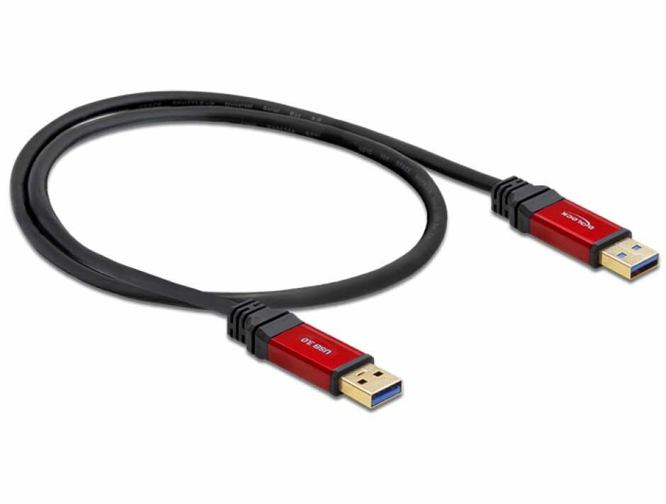 Cablu Premium USB 3.0 T-T 1m, Delock 82744