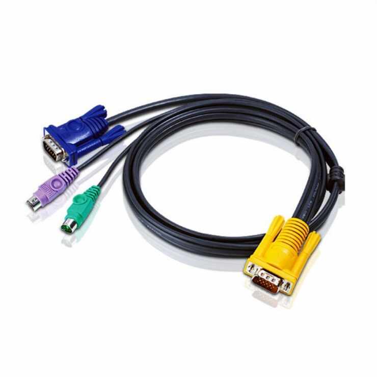 Set cabluri pentru KVM PS/2 6m, Aten 2L-5206P
