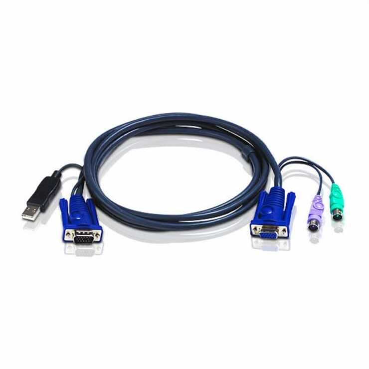 Set de cabluri pentru KVM USB-PS/2 3m, Aten 2L-5503UP