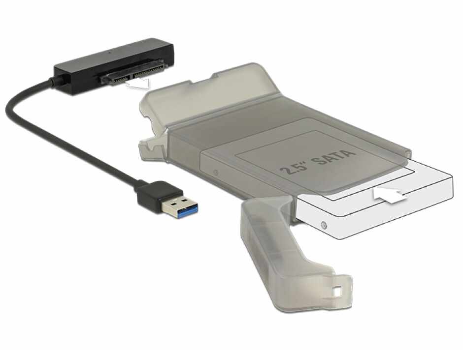 Adaptor USB 3.0 la SATA III pentru HDD 2.5