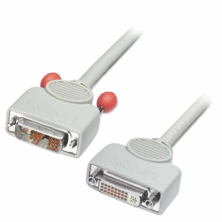 Cablu prelungitor DVI-D 20m Gri, Lindy L41267