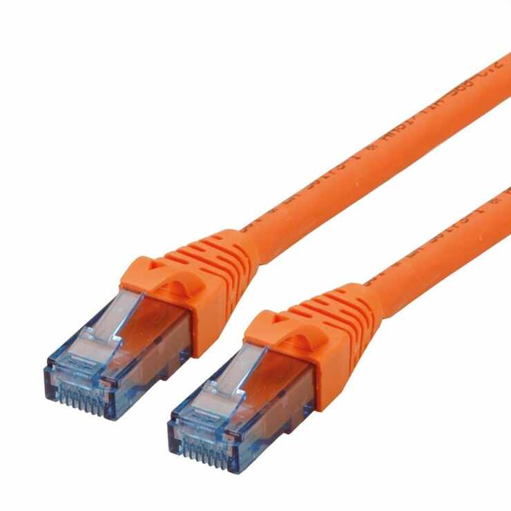 Cablu de retea UTP Patch Cord Cat.6A Component Level LSOH orange 20m, Roline 21.15.2779