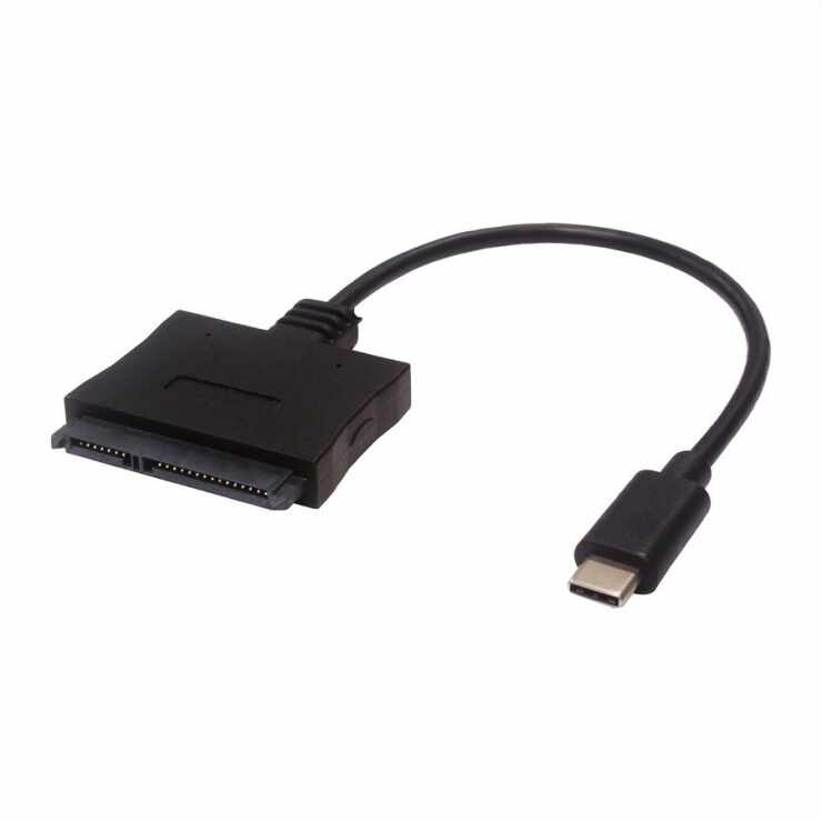 Adaptor USB tip C la SATA 22 pini pentru HDD 2.5