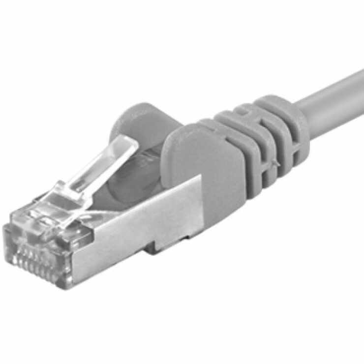 Cablu de retea SFTP cat 6A gri 30m, sp6asftp300