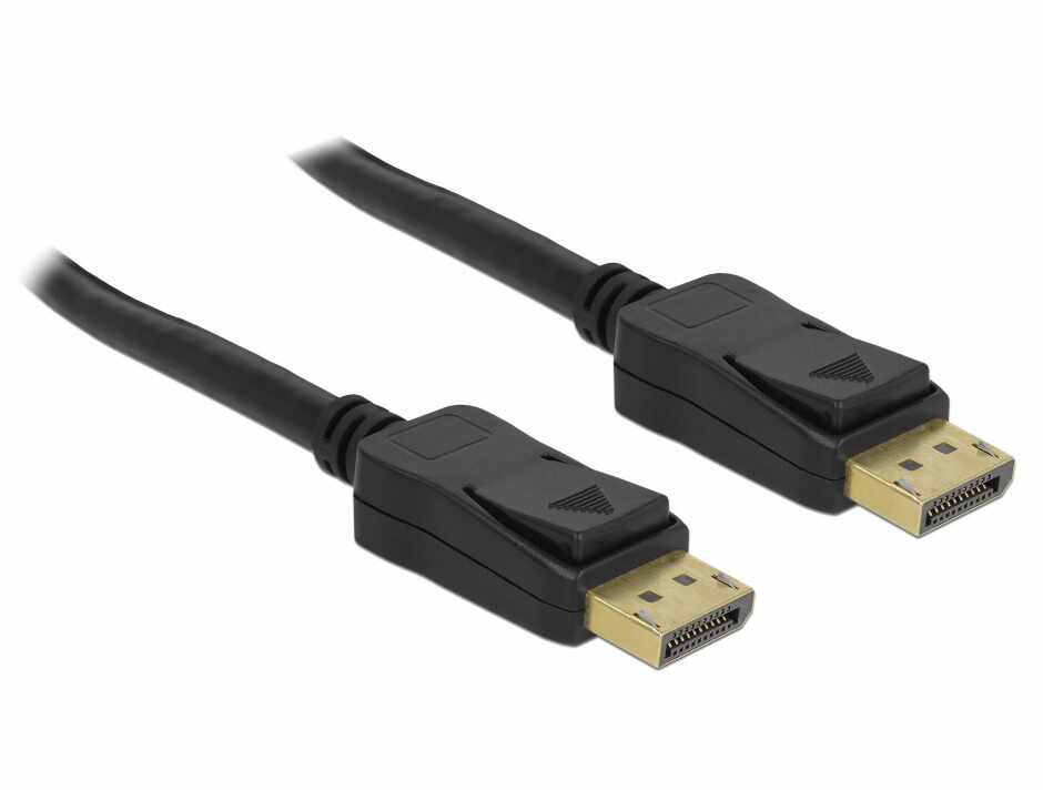 Cablu Displayport 1.2 T-T 4K 60 Hz 7m negru, Delock 84860