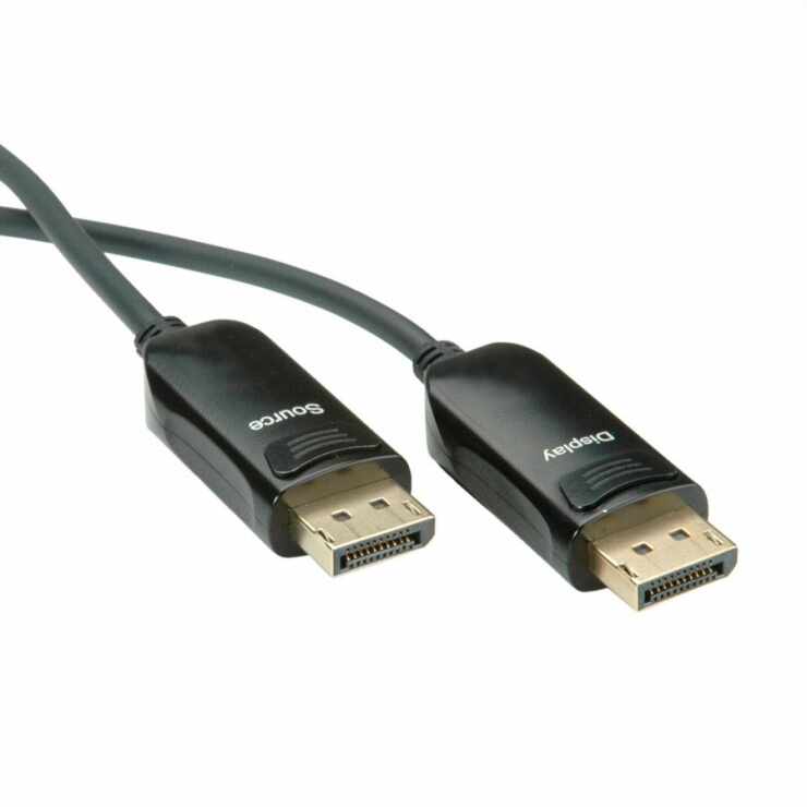 Cablu Displayport v1.2 UHD activ (AOC) T-T 50m, Roline 14.01.3492