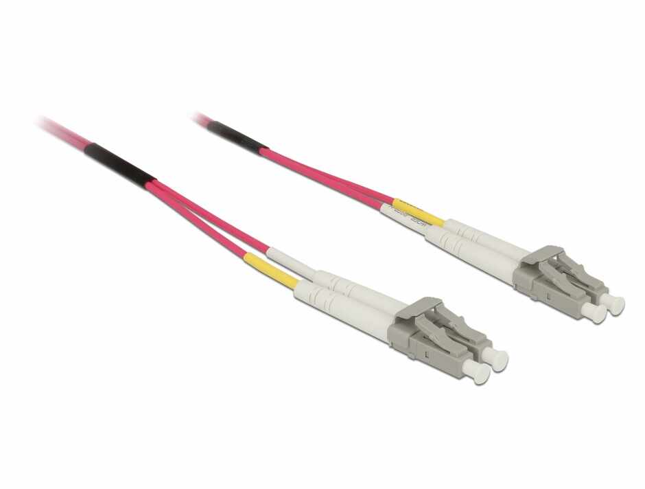 Cablu fibra optica LC- LC Multimode OM4 10m, Delock 84644