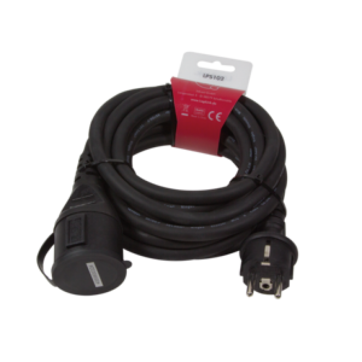 Cablu prelungitor Schuko alimentare cu protectie, rezistent la apa IP44 5m, Logilink LPS102