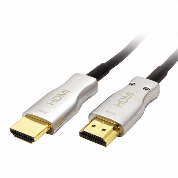 Cablu UHD 4K HDMI Activ Optical (AOC) T-T 50m Negru, Value 14.99.3482
