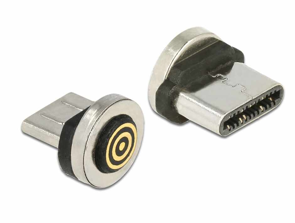 Adaptor magnetic incarcare + transfer date USB-C pentru 85723/85724, Delock 65933