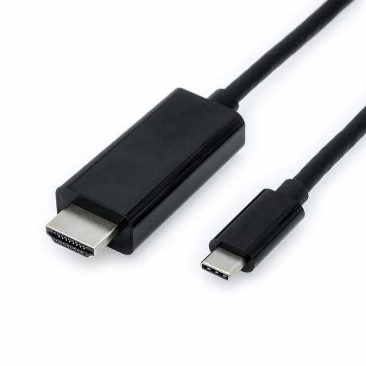 Cablu USB tip C la HDMI 4K T-T 2m Negru, Value 11.99.5841