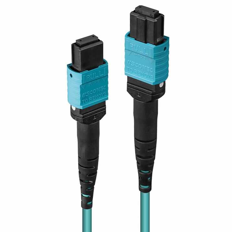 Cablu fibra optica MPO 50/125µm OM3 Method A LSOH 150m, Lindy L46985