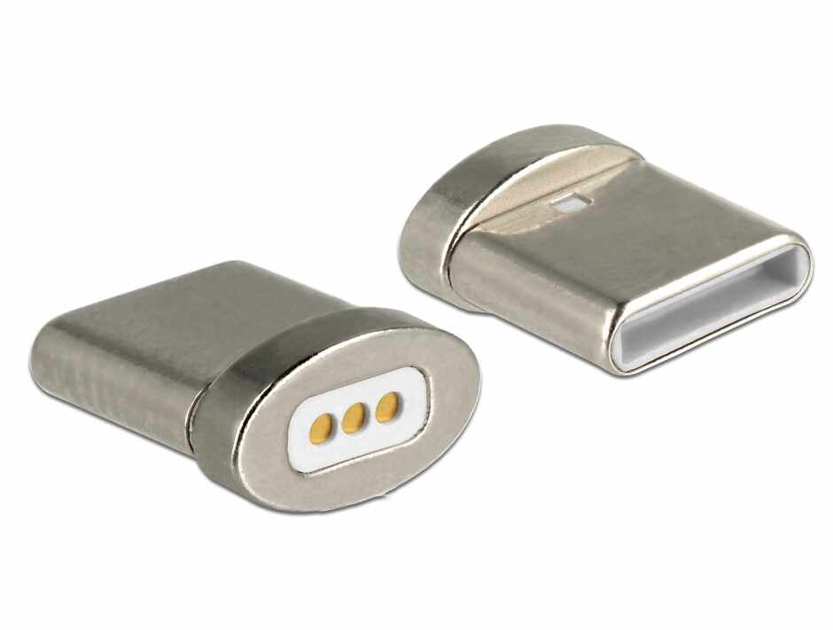 Conector magnetic pentru incarcare USB-C pentru 85705/85725, Delock 65930