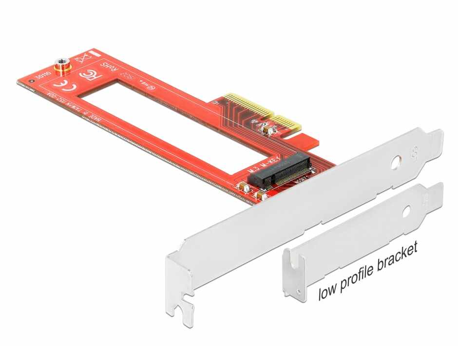 PCI Express cu un slot M.3 / NF1 LPFF, Delock 90401